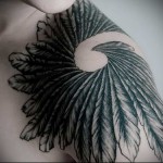 pogány (raklap) toll toll a vállán