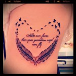 toll és madárszív tetoválás