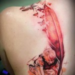 tetoválás gyermek toll