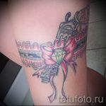 tetováló harisnyakötő pisztollyal - fotó a kész tetoválásról 01092016 2203 tatufoto.ru