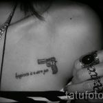 tetováló pisztoly lányoknak - fotó a kész tetoválásról 01092016 11163 tatufoto.ru