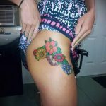 tetováló pisztoly lányoknak - fotó a kész tetoválásról 01092016 15167 tatufoto.ru