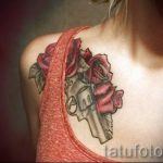 tetováló pisztoly lányoknak - egy fotó a kész tetoválásról 01092016 1041 tatufoto.ru