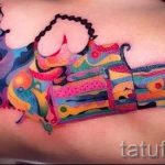 Tattoo -Pistole für Mädchen - ein Foto des fertigen Tätowierung 01092016 1057 tatufoto.ru