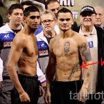 tetováló pisztoly övben - fotó a kész tetoválásról 01092016 4087 tatufoto.ru