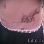 tetováló pisztoly az övben - fotó a kész tetoválásról 01092016 6089 tatufoto.ru