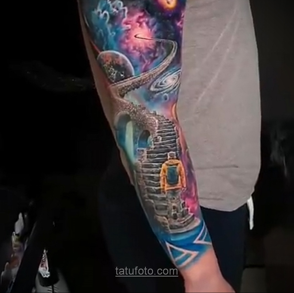 Astronomia tatuażu i kosmos 11.01.2021 №0213 -tatuaż astronomiczny i kosmiczny-