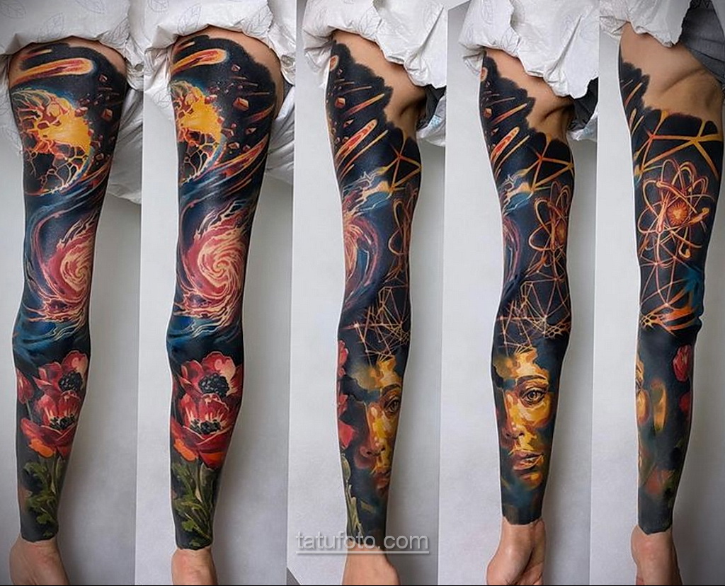 Astronomia tatuażu i kosmos 11.01.2021 №0177 -tatuaż astronomiczny i kosmiczny-