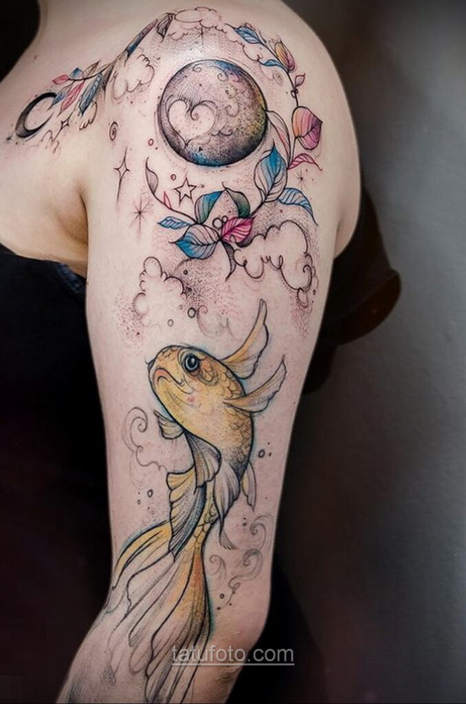 Astronomia tatuażu i kosmos 11.01.2021 №0176 -tatuaż astronomiczny i kosmiczny-