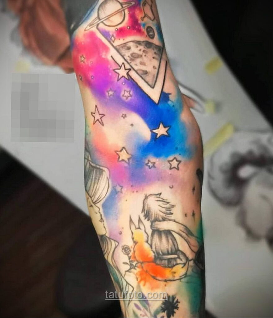 Astronomia tatuażu i kosmos 11.01.2021 №0175 -tatuaż astronomiczny i kosmiczny-