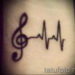 Tätowierung auf seinem Handpuls Foto - Probe des fertigen Tätowierung 1