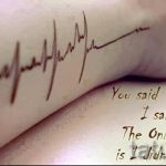 tetoválás a kezén pulzus Fotó - minta a kész tetoválásról 1