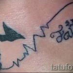 tetoválás a csukló pulzusán - példa a kész tetoválásra 1