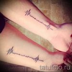 tetoválás a csukló pulzusán - példa a kész tetoválásra 2