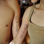 párosított impulzus tetoválás - példa a kész tetoválásra 1