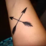 Fotó nyíl íjász tetoválásról 02/01/2021 №0041 - nyíl íjász tetoválás -