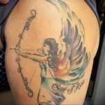 Fotó nyíl íjász tetoválásról 02/01/2021 №0029 - nyíl íjász tetoválás -