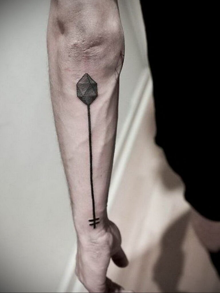 Fotó nyíl íjász tetoválásról 02/01/2021 №0025 - nyíl íjász tetoválás -