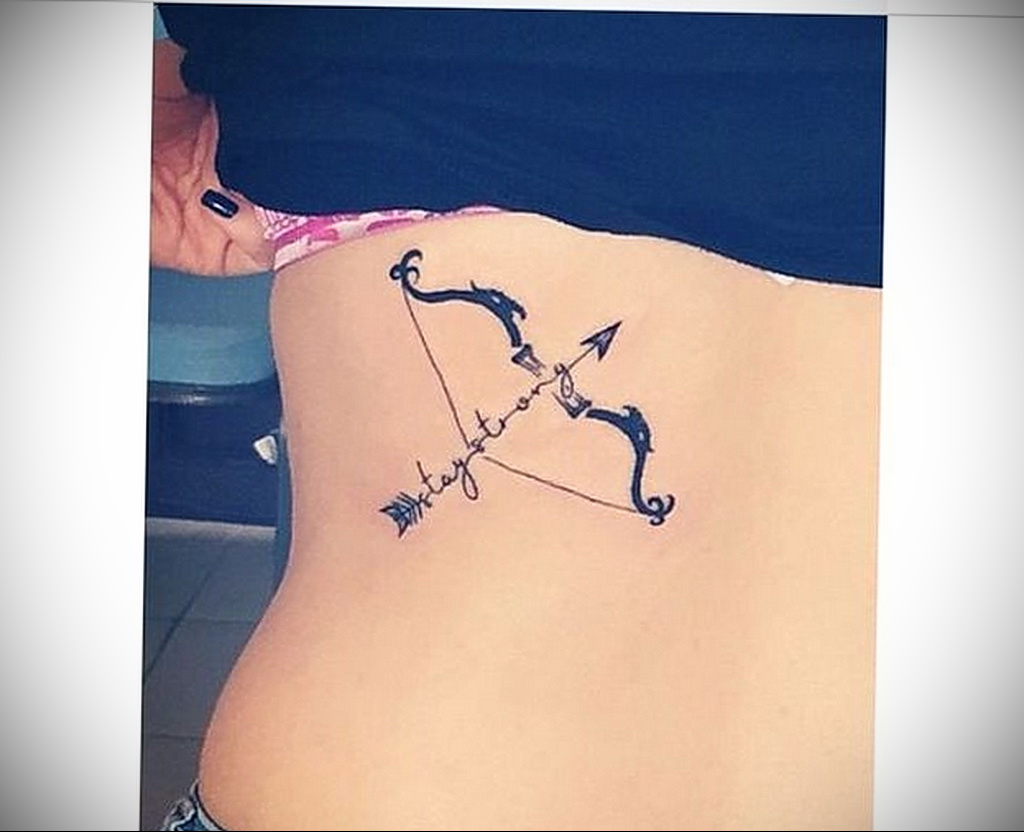 Fotó nyíl íjász tetoválásról 02/01/2021 №0008 - nyíl íjász tetoválás -