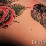 rózsa old school tetoválás - fotó opció 15122015 № 25