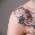 tetoválás fehér rózsa - fotó opció 15122015 № 1