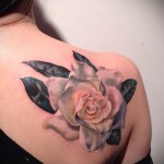 tetoválás fehér rózsa - fotó opció 15122015 № 5