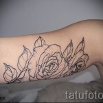 tetoválás kontúr rózsák - fotó opció 15122015 -ből 5. sz