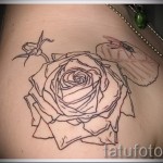 tetoválás kontúr rózsák - fotó opció 15122015 -ből 6. sz