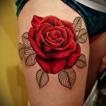 vörös rózsa tetoválás - fotó opció 15122015 -ből, 1. sz