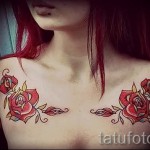 rózsás tetoválás a mellkason - fotó opció 15122015 -ből 22