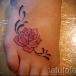 rózsás tetoválás a lábán - fotó opció 15122015 -ből 9. szám