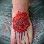 rózsás tetoválás a lábán - fotóopció 15122015 -ből 27