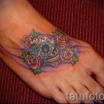 rózsás tetoválás a lábán - fotóopció 15122015 -ből 28