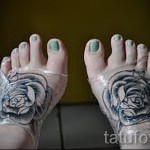 rózsás tetoválás a lábán - fotó opció 15122015 -ből 31