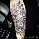rózsa és óra tetoválás - fotó opció 15122015 -ből 3. szám