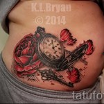 rózsa és óra tetoválás - fotó opció 15122015 -ből 14. szám