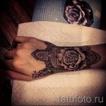 rózsás tetoválás a csuklón - fotóopció 15122015 № 7