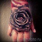 rózsa tetoválás a csuklón - fotó opció 15122015 № 13