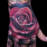 rózsa tetoválás a csuklón - fotó opció 15122015 № 14