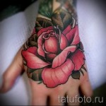 rózsa tetoválás a csuklón - fotó opció 15122015 № 20