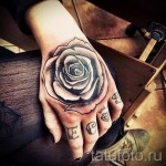 rózsás tetoválás a csuklón - fotóopció 15122015 № 28