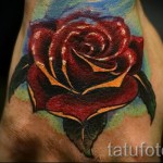 rózsa tetoválás a csuklón - fotó opció 15122015 № 41
