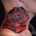 rózsa tetoválás a nyakon - fotó opció 15122015 -ből 22