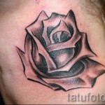 rózsa tetoválás a nyakon - fotó opció 15122015 № 25
