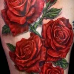 rózsatetoválás realizmus - fotó opció 15122015 № 8