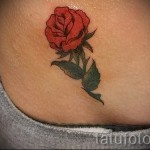 rózsás tetoválás a combon - fotóopció 15122015 № 5