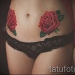 rózsatetoválás a gyomorra - fotóopció 15122015 № 5