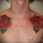 rózsás tetoválás a kulcscsonton - fotóopció 15122015 -ből, 2. sz