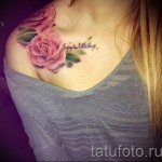 rózsás tetoválás a kulcscsonton - fotóopció 15122015 -ből, 3. sz