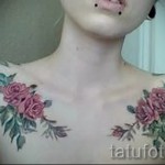 rózsás tetoválás a kulcscsonton - fotóopció 15122015 -ből, 4. sz